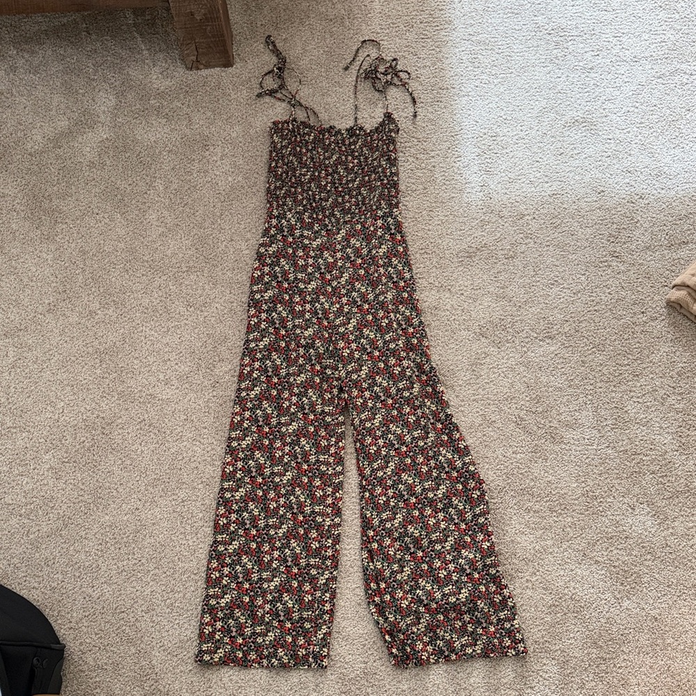 Reformation Floral Jumsuit